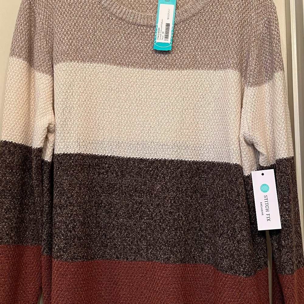 Pink Clover; Size 2X; Taupe